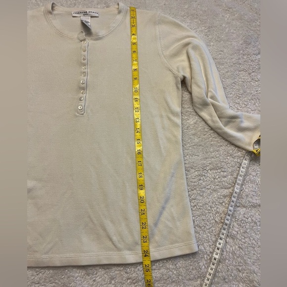 Josephine Chaus Sport Button Long Sleeve - Picture 4 of 7